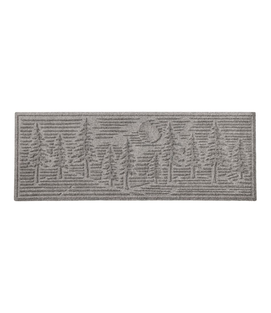 Everyspace Recycled Waterhog Wide Doormat, Pine Trees L.L.Bean Essential