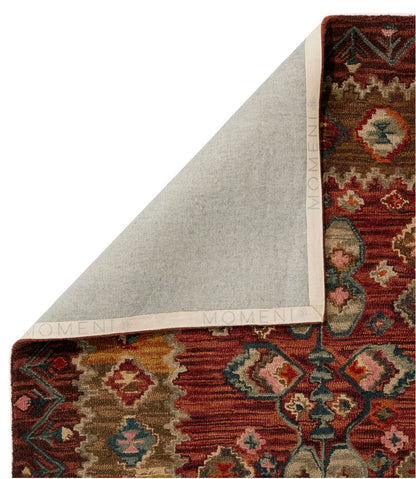 Double Border Wool Hooked Rug, Sienna Multi L.L.Bean Everyday