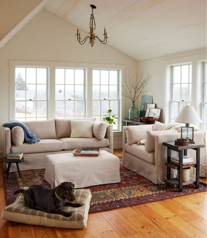 Double Border Wool Hooked Rug, Sienna Multi L.L.Bean Everyday