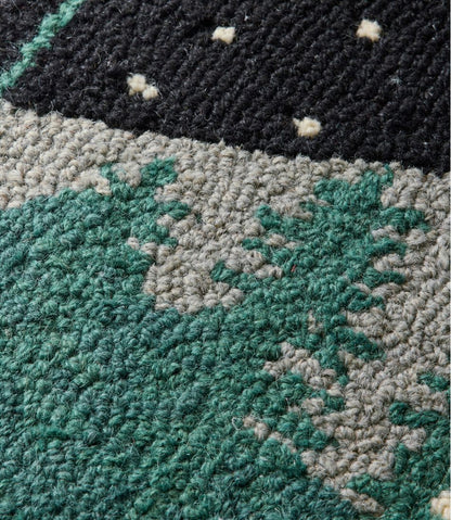 Wool Hooked Novelty Rug, Winter Woods L.L.Bean New