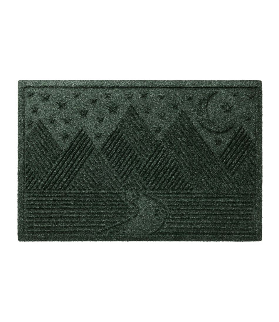 Everyspace Recycled Waterhog Doormat, Twilight Mountain Range L.L.Bean Popular