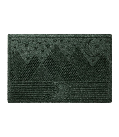 Everyspace Recycled Waterhog Doormat, Twilight Mountain Range L.L.Bean Popular
