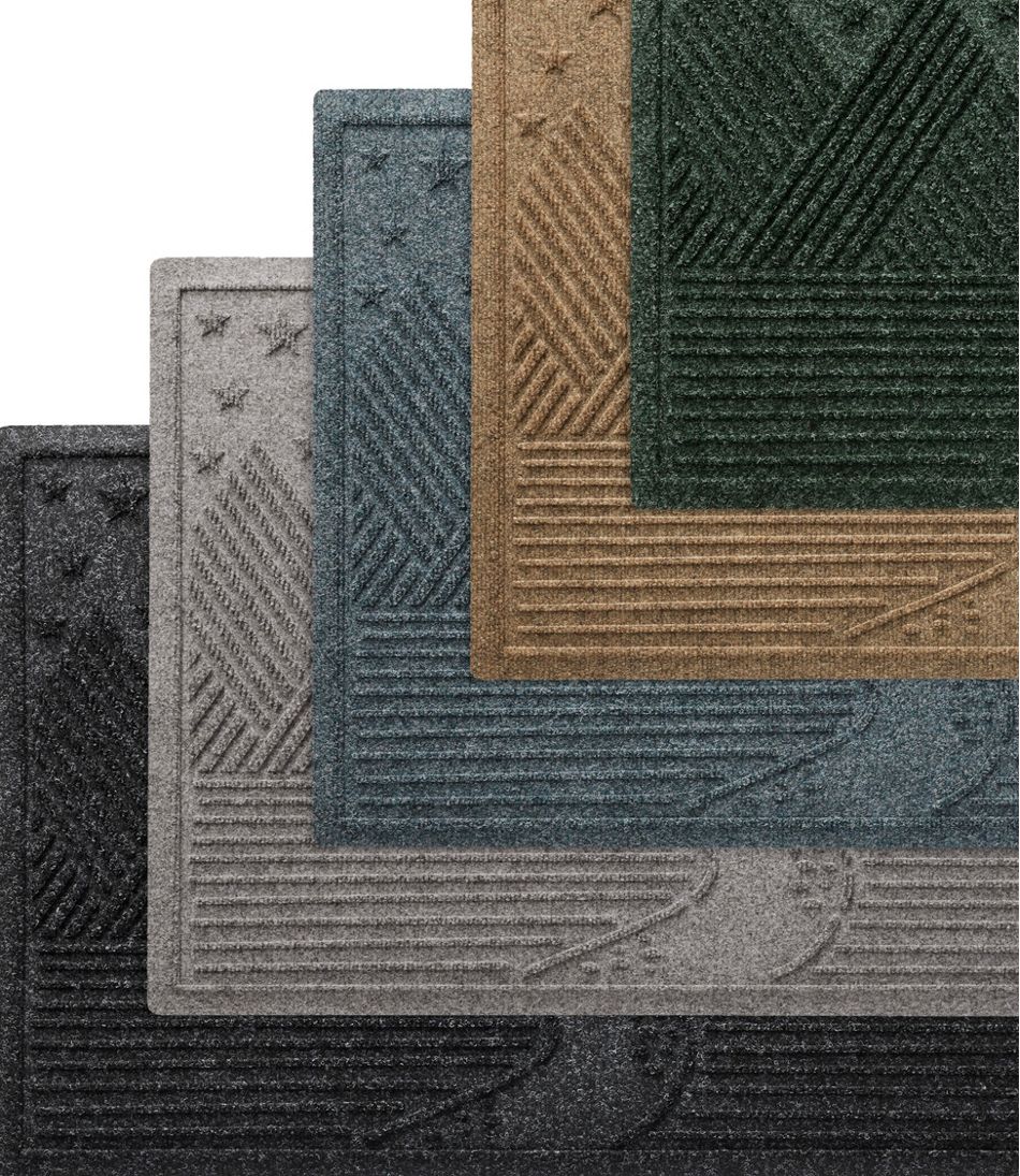 Everyspace Recycled Waterhog Doormat, Twilight Mountain Range L.L.Bean Popular