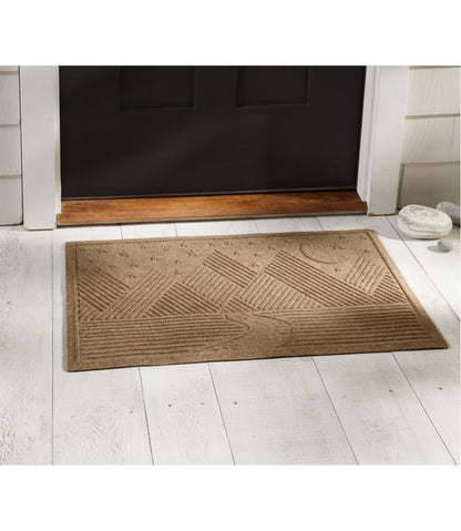 Everyspace Recycled Waterhog Doormat, Twilight Mountain Range L.L.Bean Popular