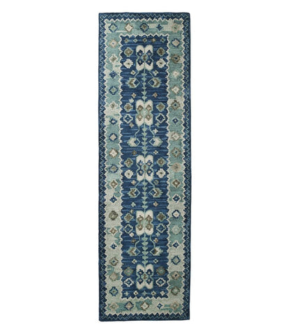 Double Border Wool Hooked Runner L.L.Bean Best Seller