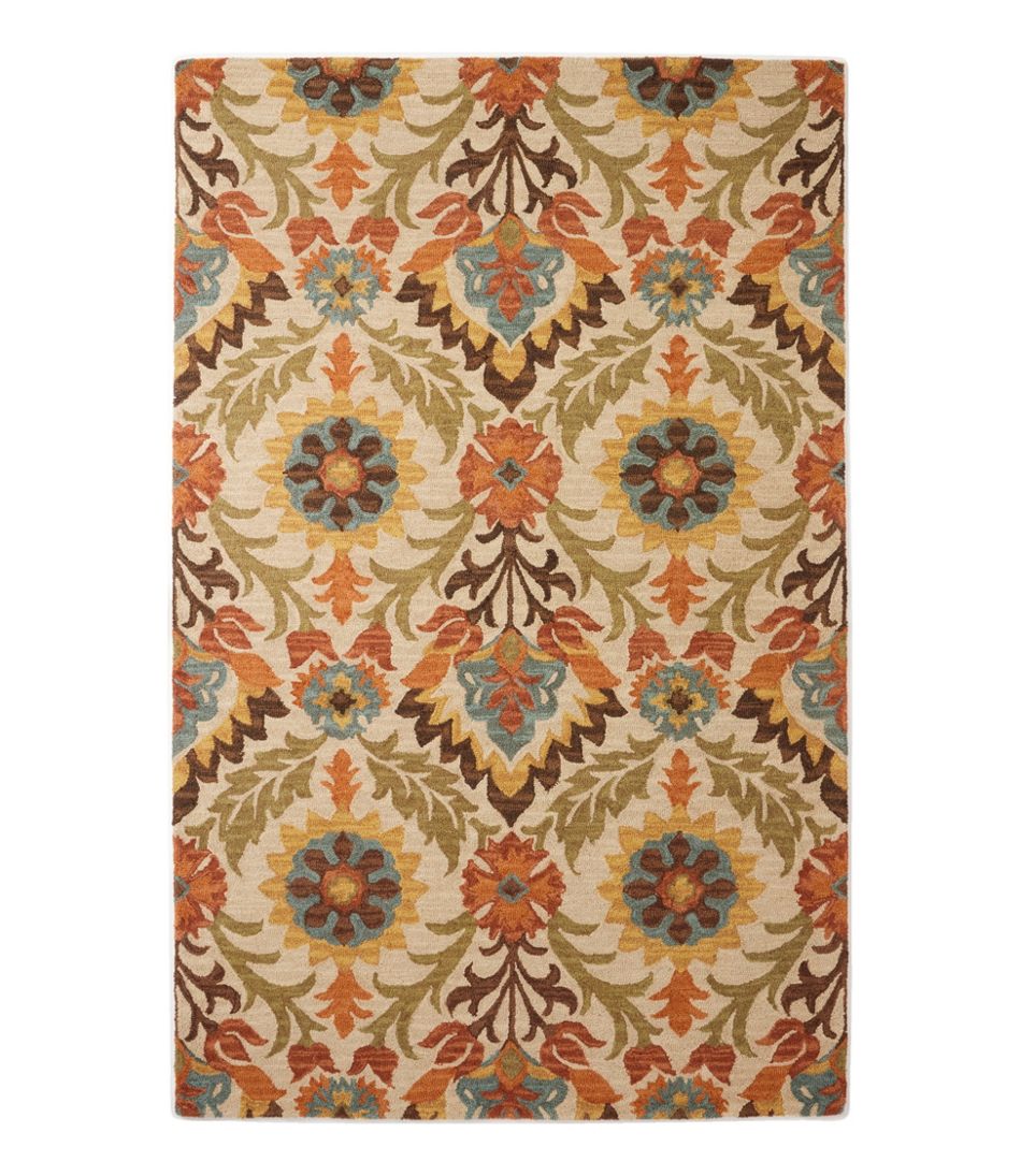 Woodland Wool Hooked Rug L.L.Bean Top Pick