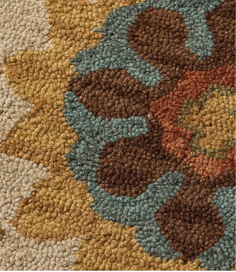 Woodland Wool Hooked Rug L.L.Bean Top Pick