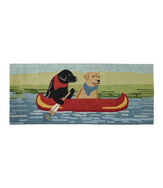 Indoor/Outdoor Vacationland Runner, Dog Canoe L.L.Bean Value