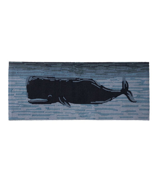 Indoor/Outdoor Vacationland Runner, Coastal Whale L.L.Bean Featured