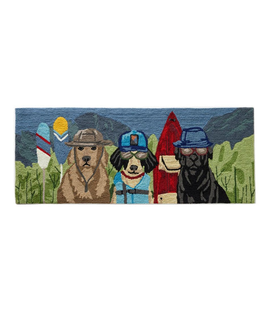Indoor/Outdoor Vacationland Runner, Paddle Sports Dogs L.L.Bean Classic