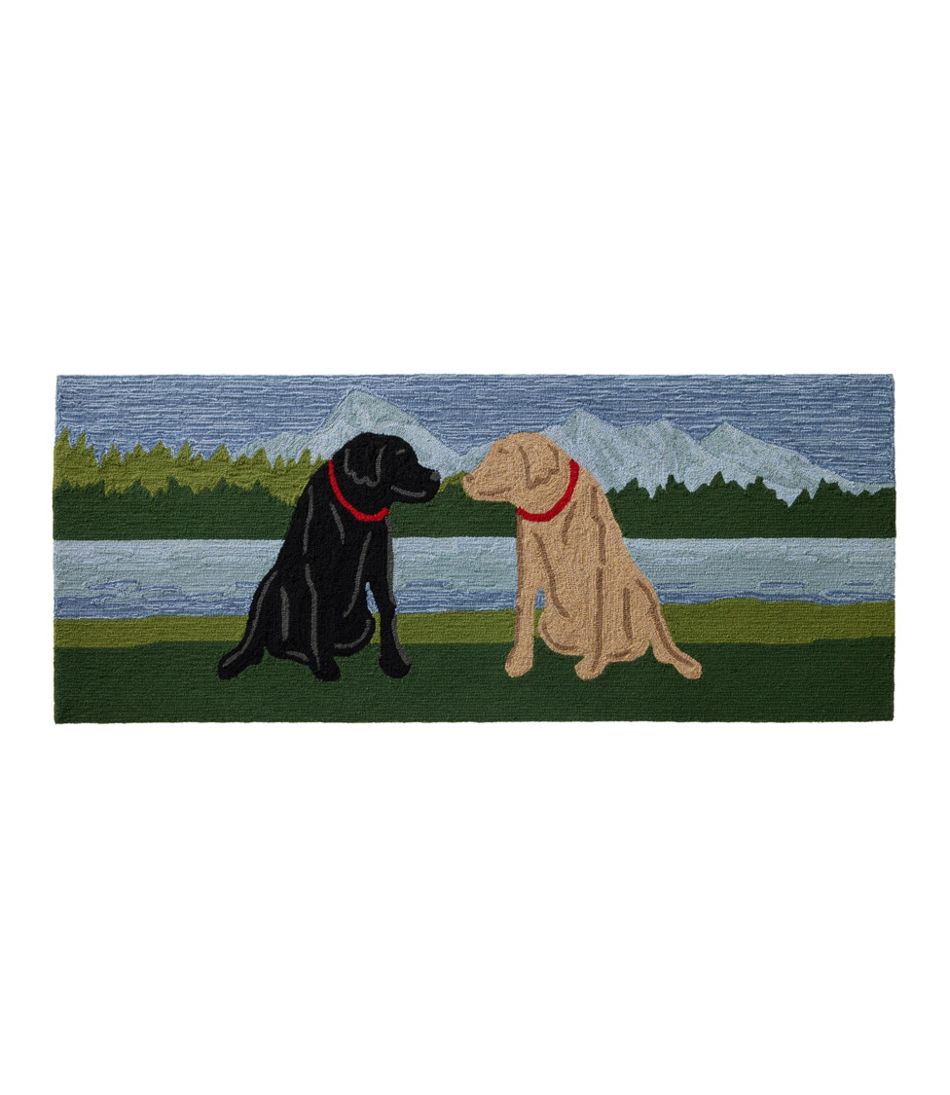 Indoor/Outdoor Vacationland Runner, Mountain Dogs L.L.Bean Everyday