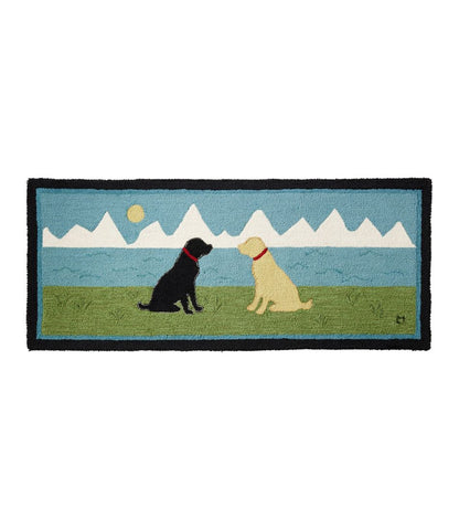 Wool Hooked Novelty Runner, Lakeside Labs L.L.Bean Popular