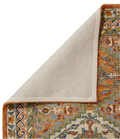 Bordered Medallion Wool Tufted Rug L.L.Bean Trending