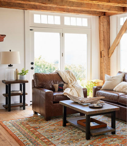 Bordered Medallion Wool Tufted Rug L.L.Bean Trending