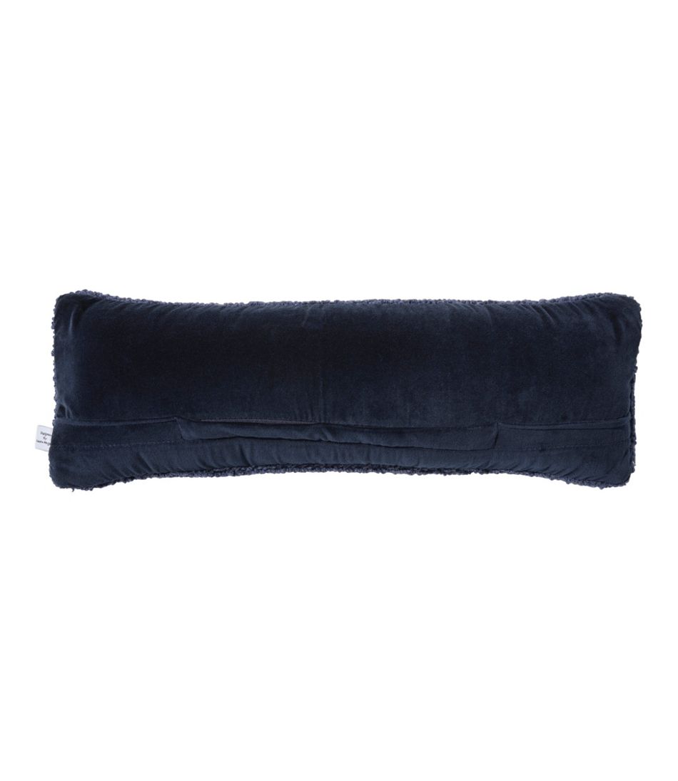 Wool Hooked Throw Pillow, Whale, 8" x 24" L.L.Bean Recommended