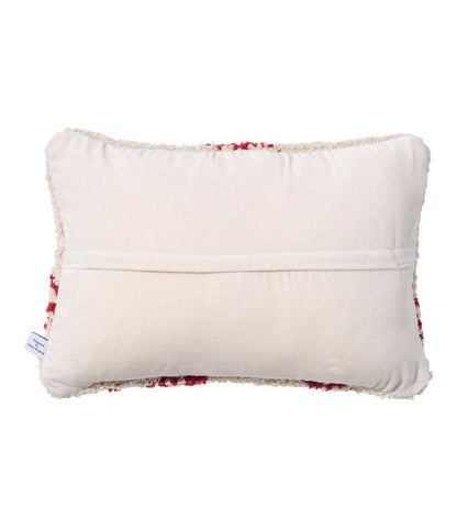Wool Hooked Throw Pillow, Snowflake, 14" x 20" L.L.Bean Essential