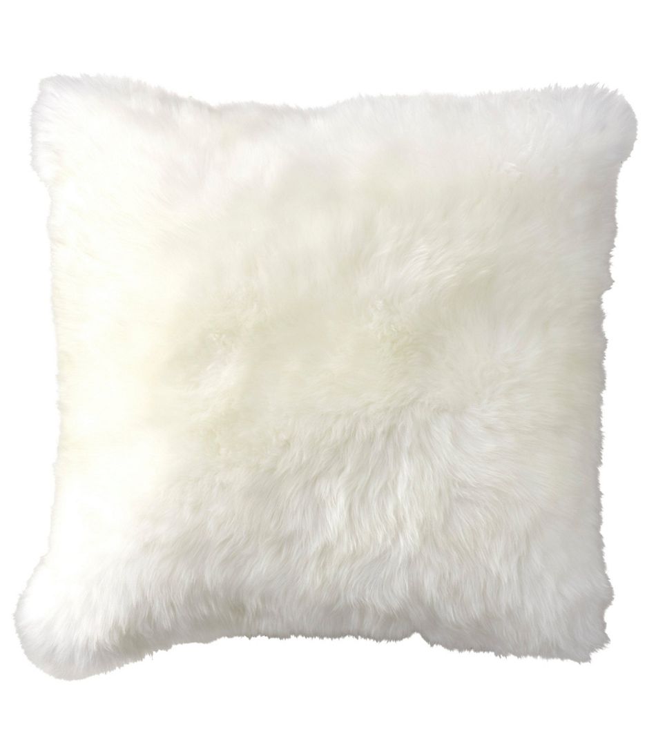 Sheepskin Throw Pillow, 20" x 20" L.L.Bean Premium