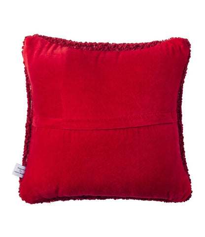 Wool Hooked Throw Pillow, Snowflake, 14" x 14" L.L.Bean New