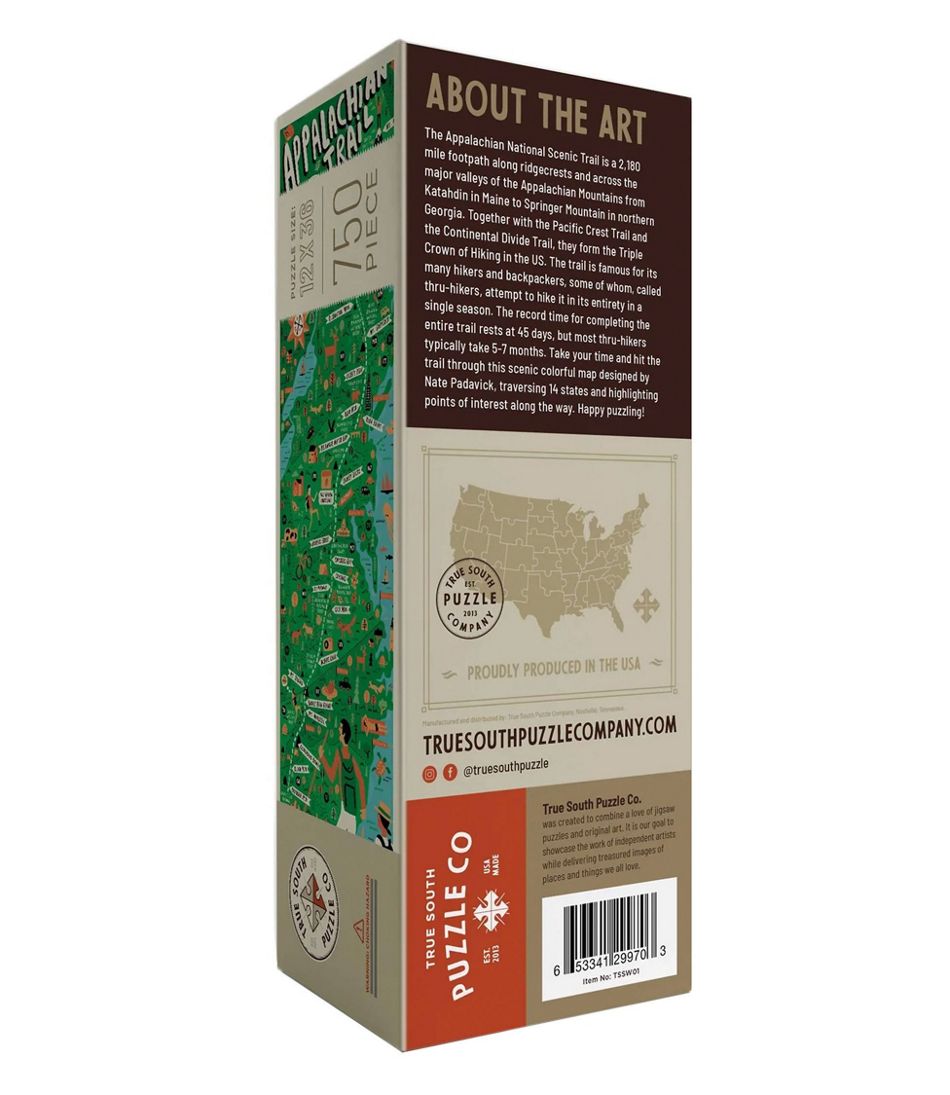 Appalachian Trail Puzzle, 750 Pieces L.L.Bean Popular