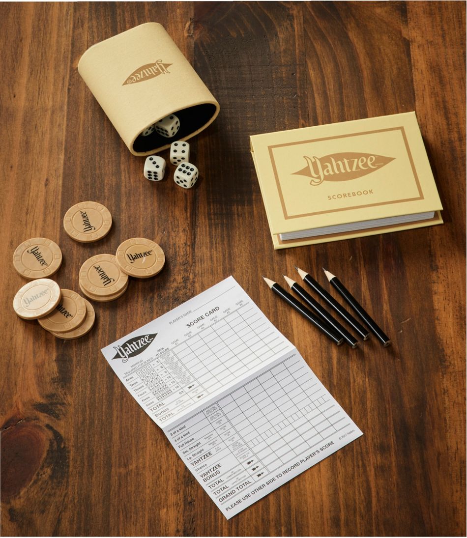 Yahtzee Vintage Bookshelf Game L.L.Bean Classic