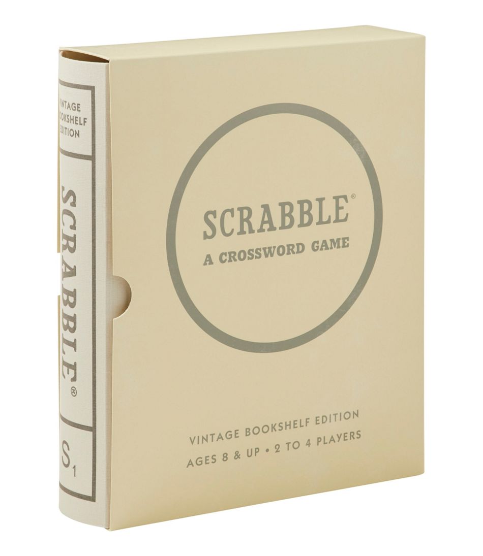 Scrabble Vintage Bookshelf Game L.L.Bean New