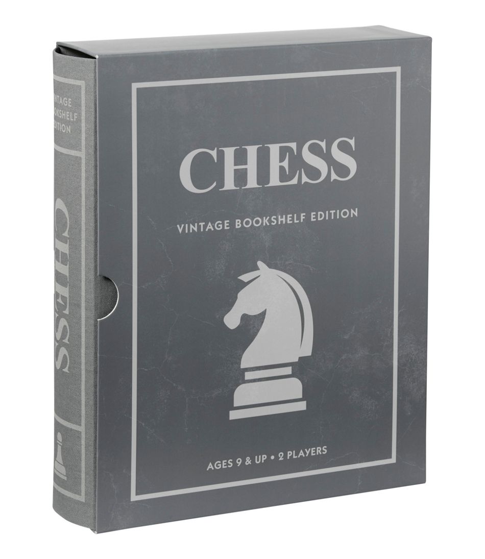 Chess Vintage Bookshelf Game L.L.Bean Popular