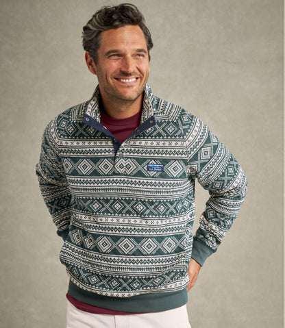 Men's Bean's Quilted Sweatshirt, Mockneck, Print L.L.Bean Trending