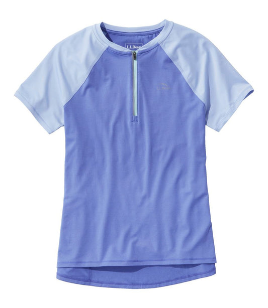 Women's Comfort Cycling Jersey, Short-Sleeve L.L.Bean New