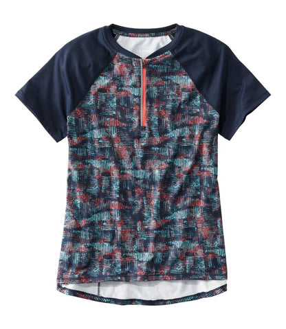 Women's Comfort Cycling Jersey Print Short-Sleeve L.L.Bean Trending