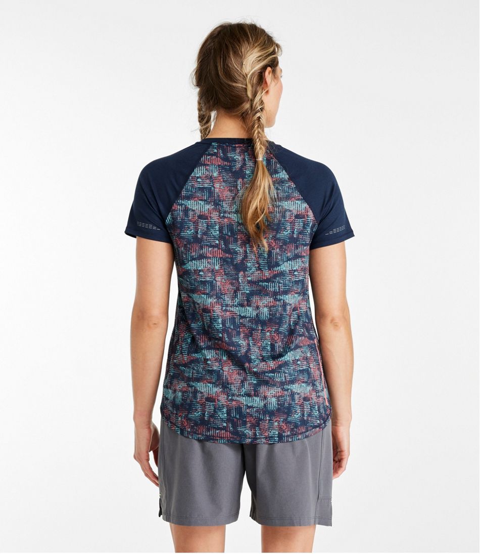 Women's Comfort Cycling Jersey Print Short-Sleeve L.L.Bean Trending
