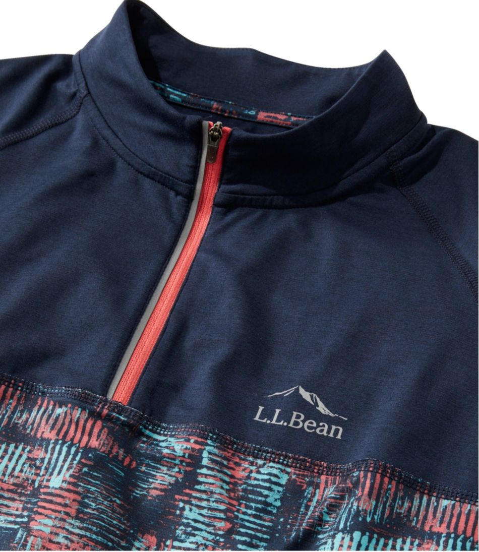 Men's Comfort Cycling Jersey, Short-Sleeve Print L.L.Bean Top Pick