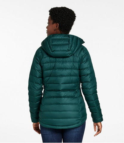 Women's Bean's Down Hooded Jacket L.L.Bean New