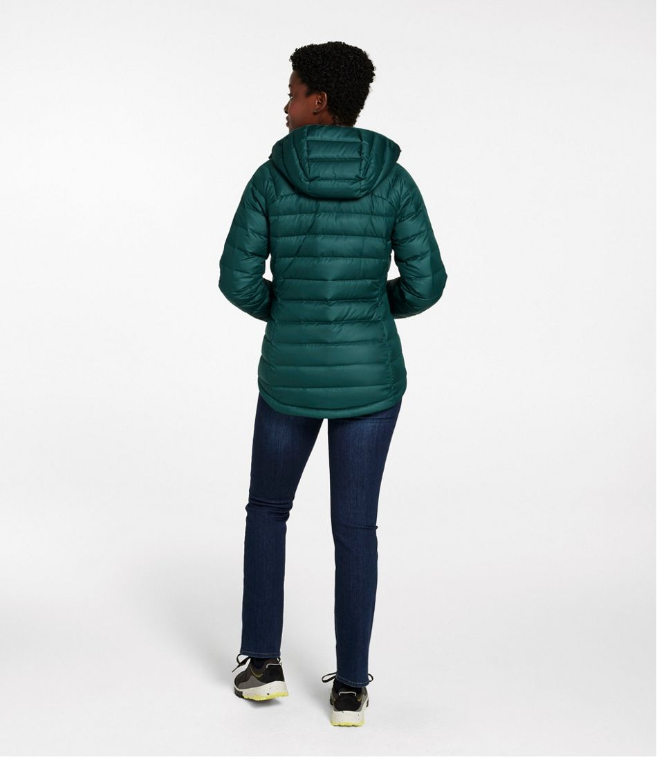 Women's Bean's Down Hooded Jacket L.L.Bean New
