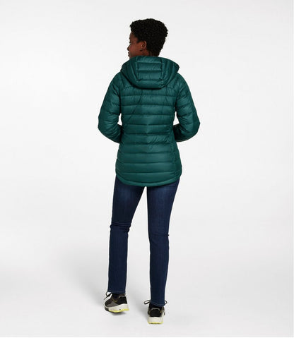 Women's Bean's Down Hooded Jacket L.L.Bean New