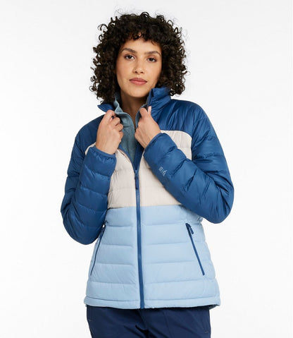 Women's Bean's Down Jacket, Colorblock L.L.Bean Trending