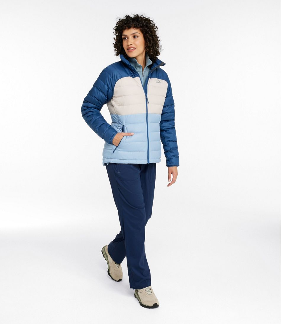 Women's Bean's Down Jacket, Colorblock L.L.Bean Trending