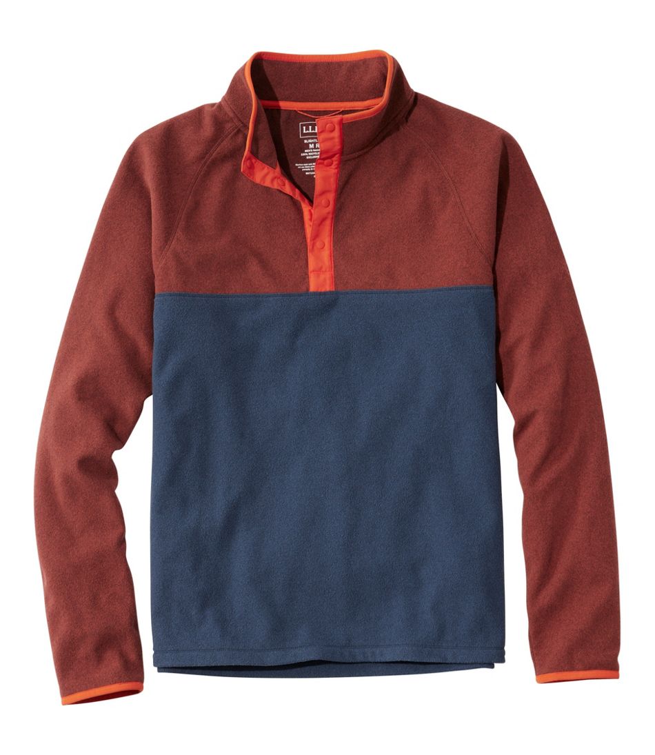 Men's All Season Access Fleece Pullover, Colorblock L.L.Bean Top Pick