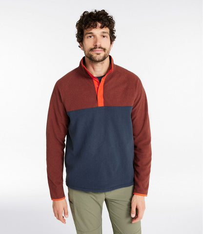 Men's All Season Access Fleece Pullover, Colorblock L.L.Bean Top Pick