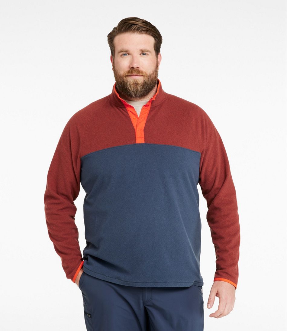 Men's All Season Access Fleece Pullover, Colorblock L.L.Bean Top Pick