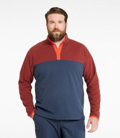 Men's All Season Access Fleece Pullover, Colorblock L.L.Bean Top Pick
