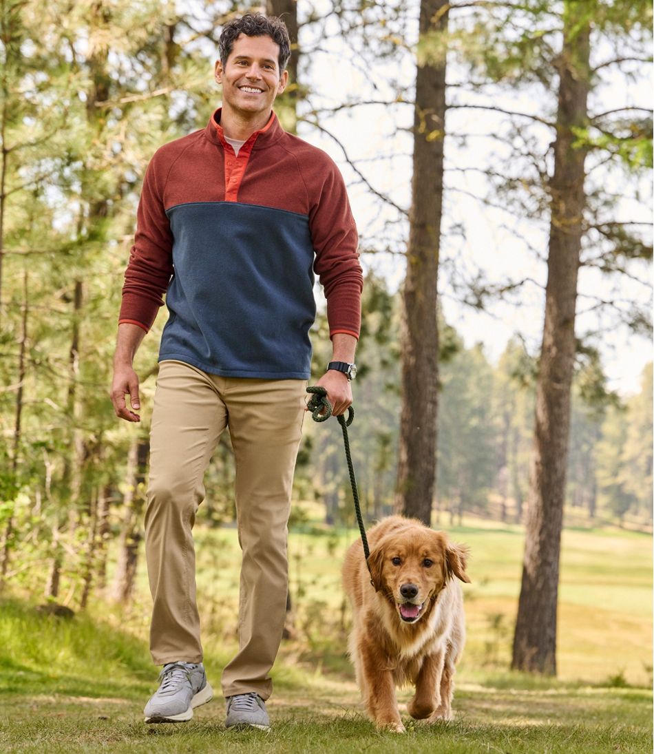 Men's All Season Access Fleece Pullover, Colorblock L.L.Bean Top Pick