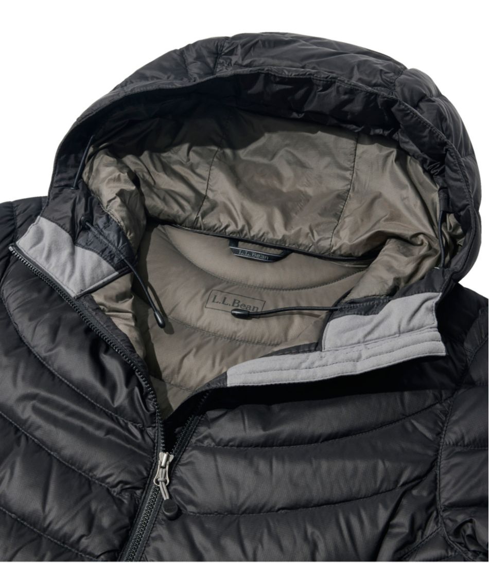 Women's Ultralight 850 Down Hooded Coat, Three-Quarter Length L.L.Bean New