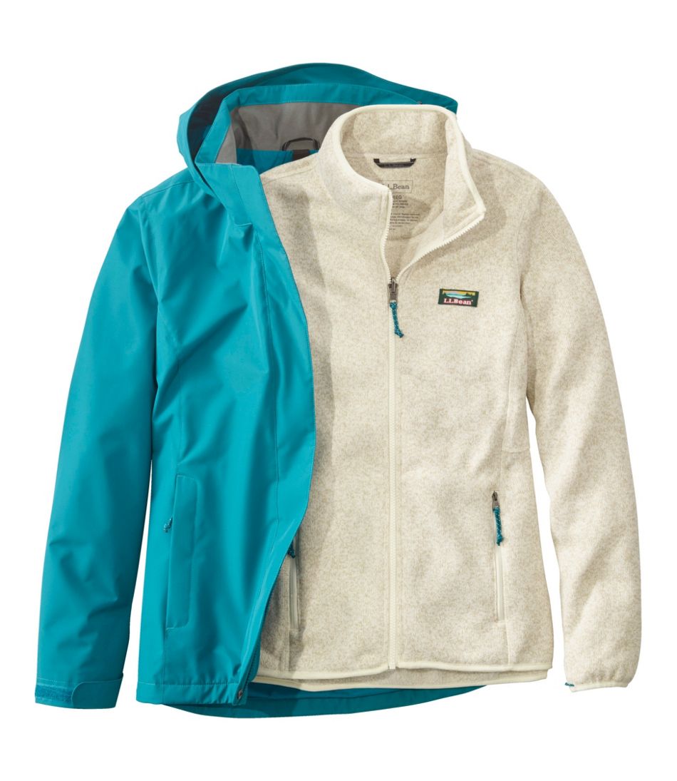 Women's L.L.Bean Sweater Fleece 3-in-1 Jacket L.L.Bean Recommended